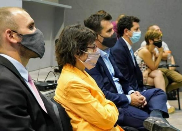 Guzmán, Martínez y De Pedro en Neuquén